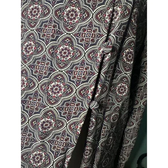 Talbots Women's Vintage Size 10 Silk Blouse Paisley Print Old Money Quiet Luxury - Picture 3 of 7